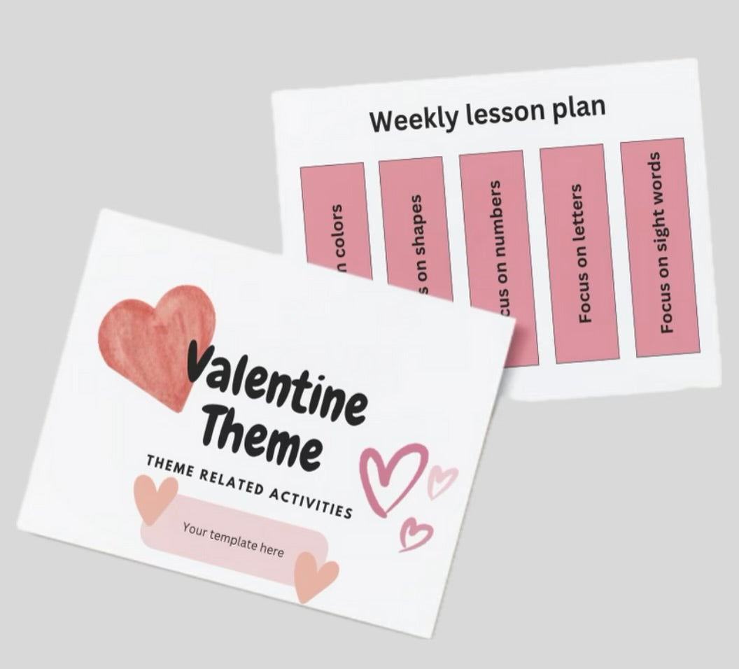 Valentines Day theme (editable activities)