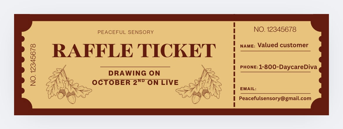 Fall Break Raffle ticket