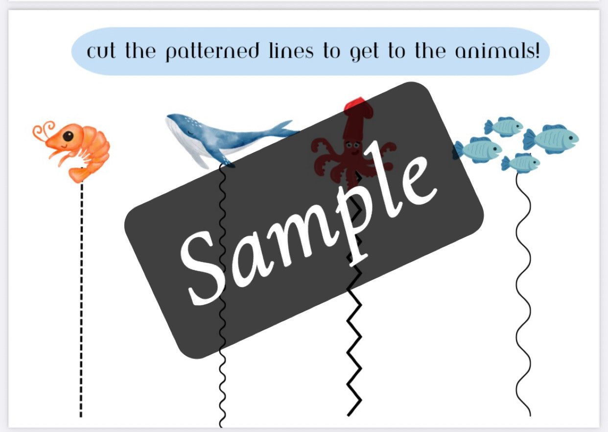 Under The Sea theme (editable activities)