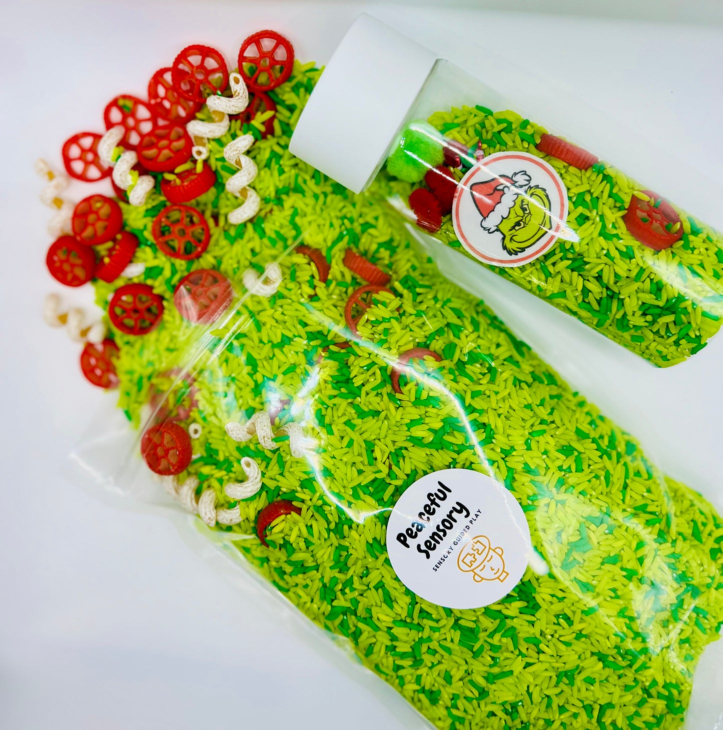 Grinch Sensory Shaker