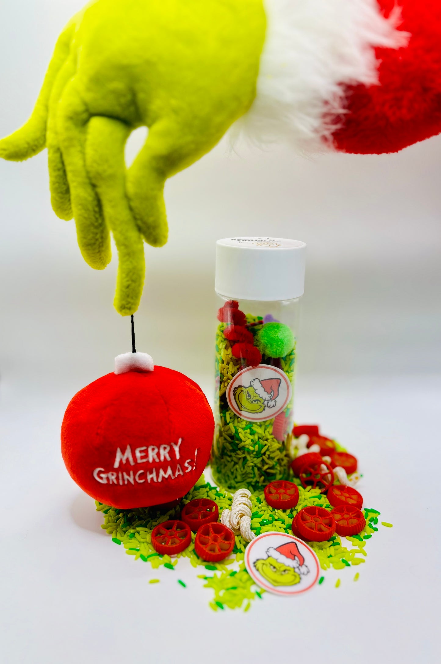 Grinch Sensory Shaker