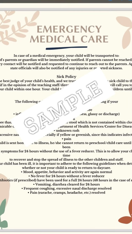 Editable Medical Authorization