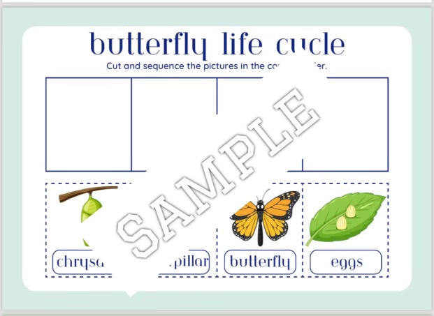 Caterpillar theme (editable activities)