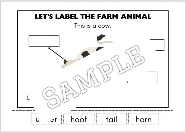 Farm theme (editable activities)