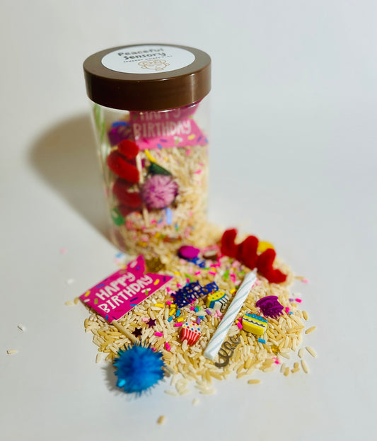 Confetti Cupcake Sensory Shaker