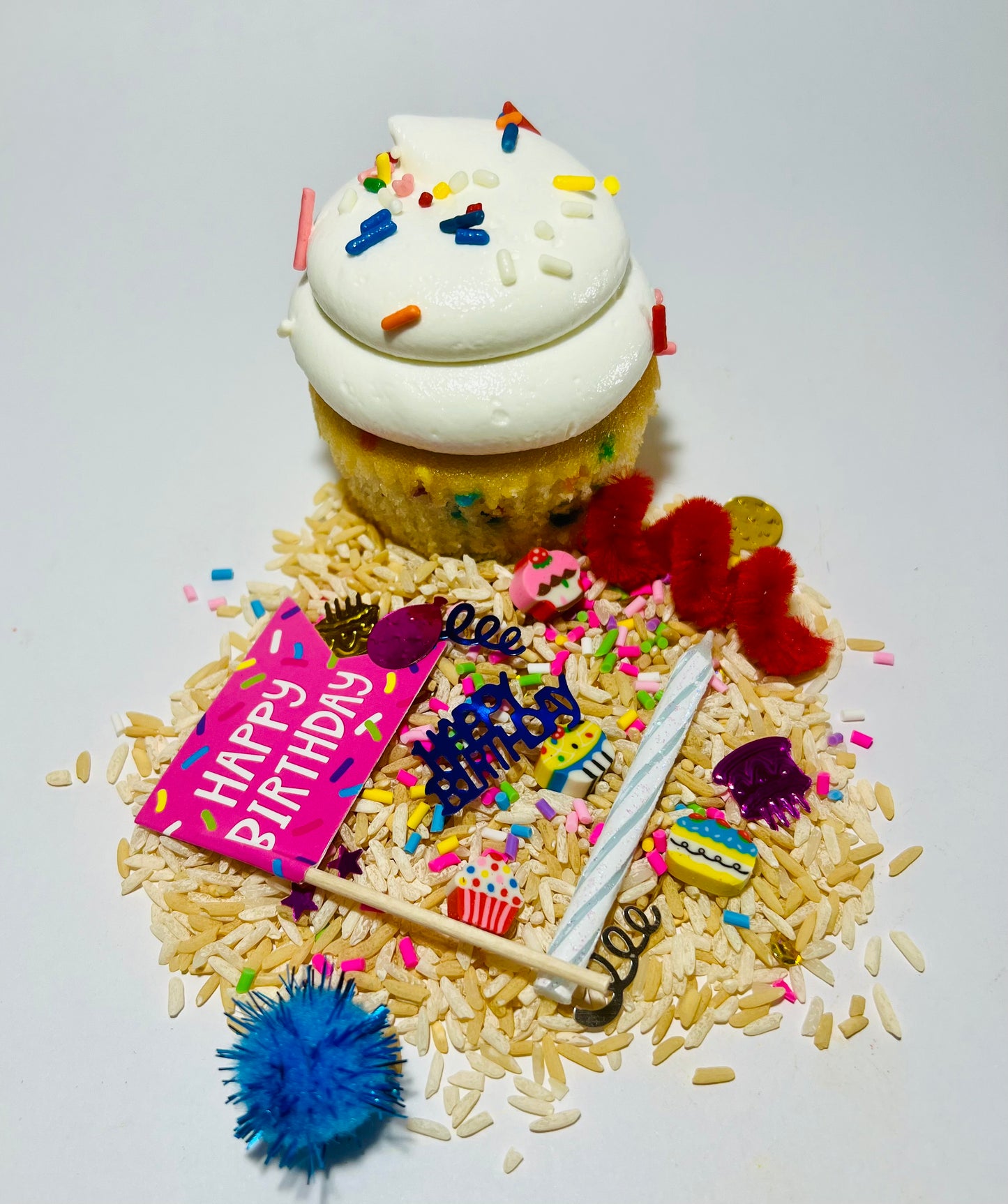 Confetti Cupcake Sensory Shaker